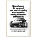 Porsche 911 Vintage Ad Poster