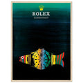 Rolex Submariner Fish Vintage Poster Ad - Premium Matte Paper