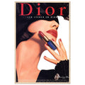 Christian Dior Woman Vintage Poster Ad