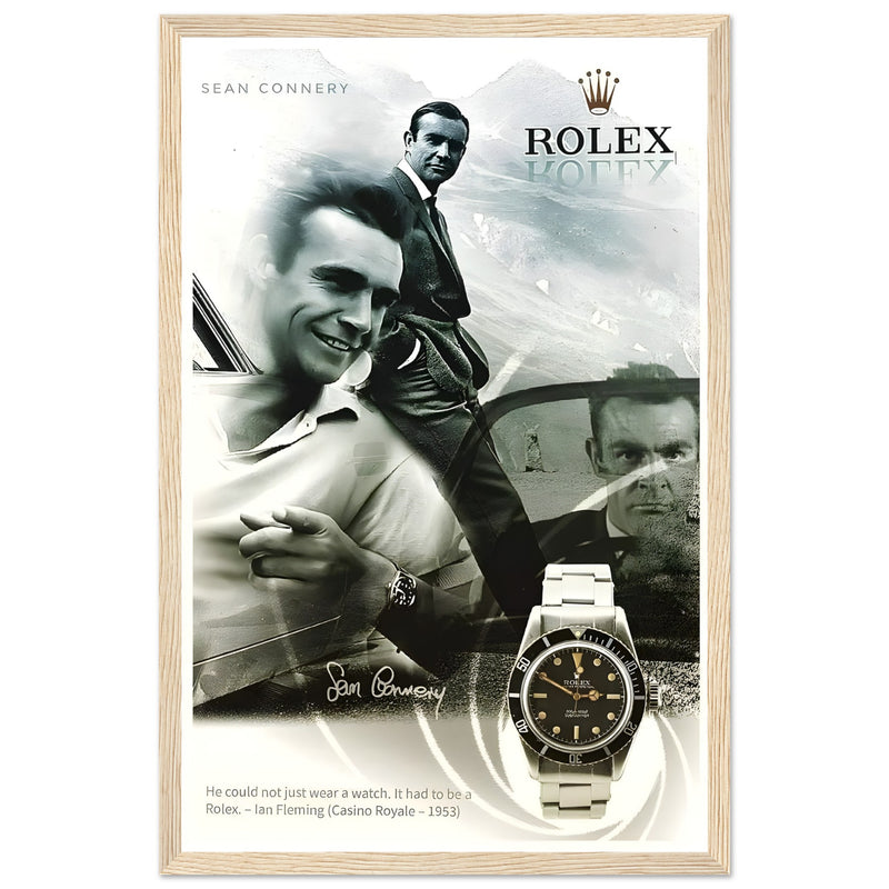 Rolex Sean Connery Vintage Rolex Poster Ad