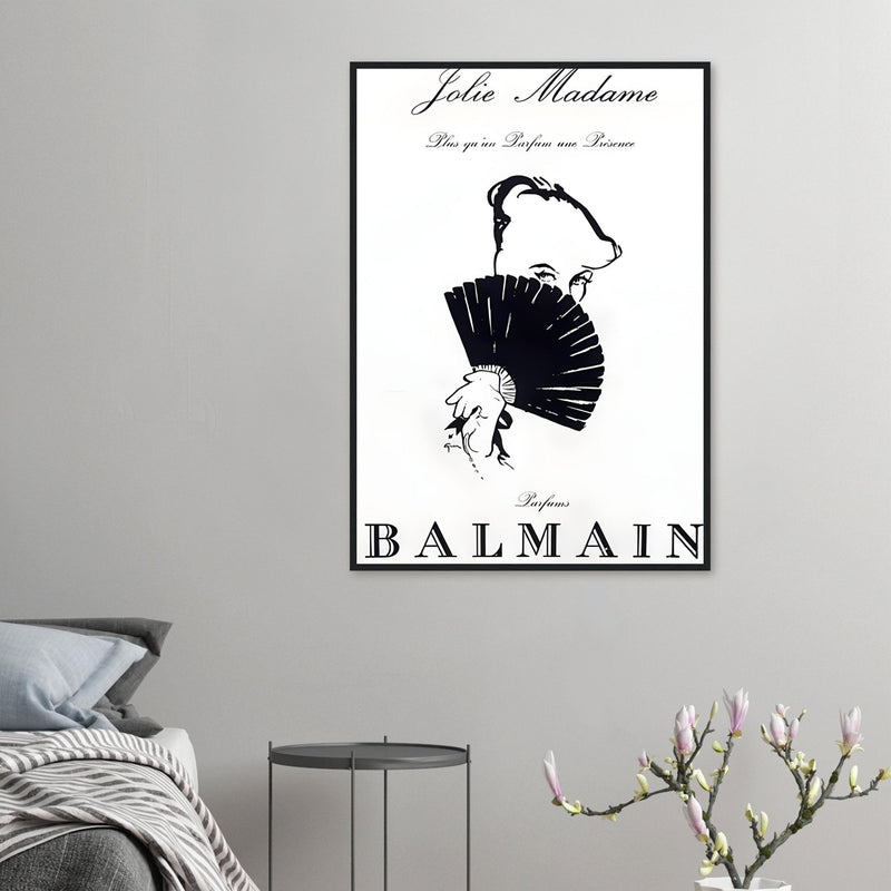 Balmain Jolie Madame Vintage Poster Ad