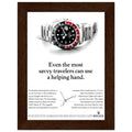 Rolex GMT Master Travel Vintage Poster Ad