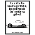 Porsche Vintage Poster  White 911