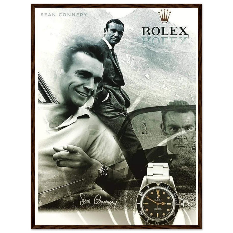 Rolex Sean Connery Vintage Rolex Poster Ad