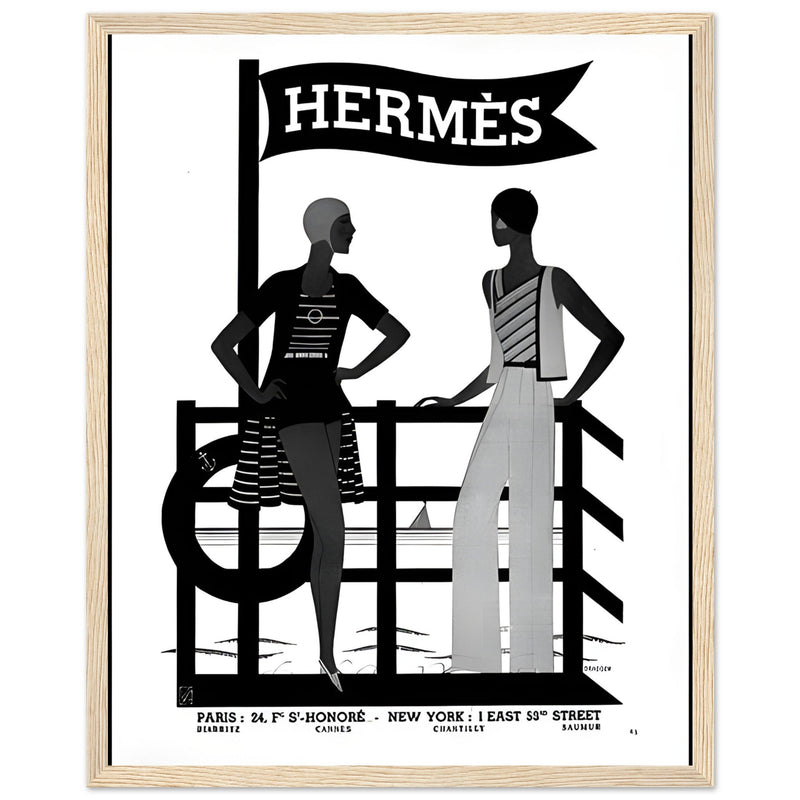 Hermes Flag Vintage Poster Ad