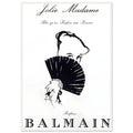 Balmain Jolie Madame Vintage Poster Ad