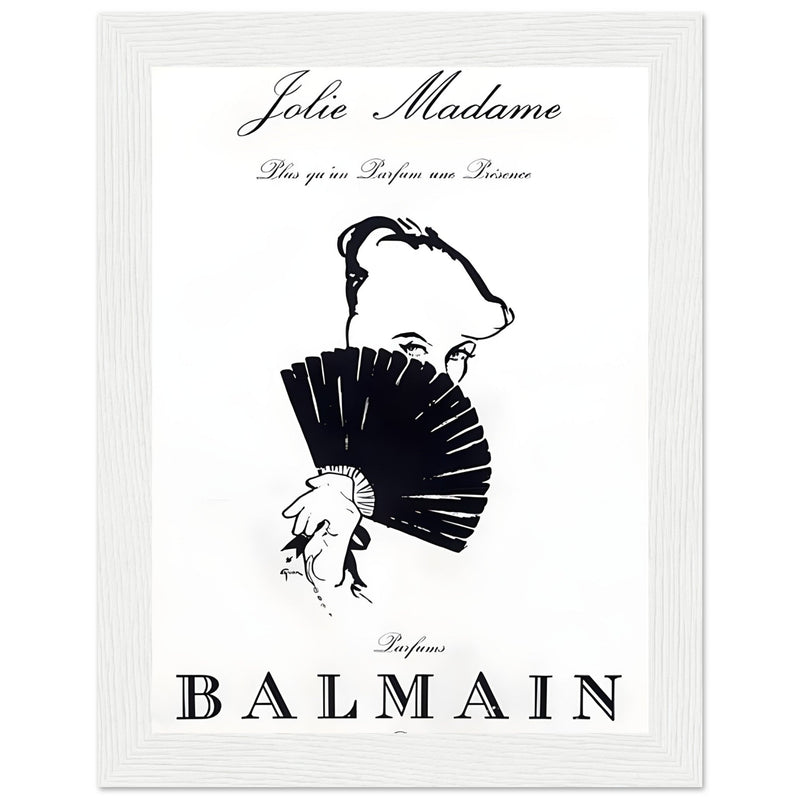 Balmain Jolie Madame Vintage Poster Ad