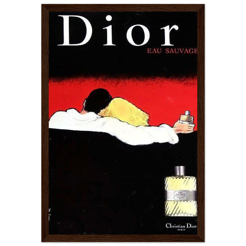 Dior Eau Sauvage Vintage Poster Ad