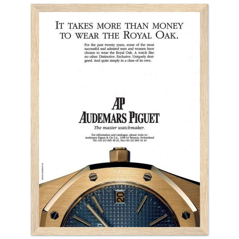 Audemars Piguet Master Watchmaker Vintage Poster Ad