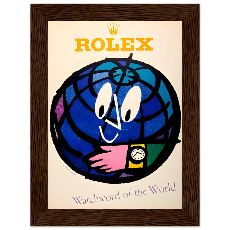 Rolex Watchword of the World Vintage Poster Ad