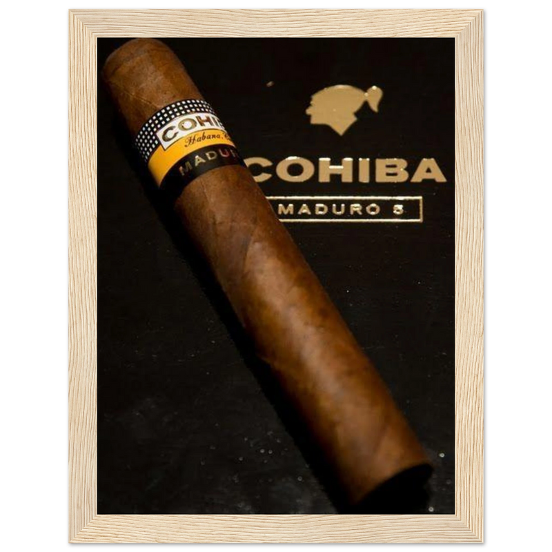 Cohiba Maduro 5 Vintage Cigar Poster