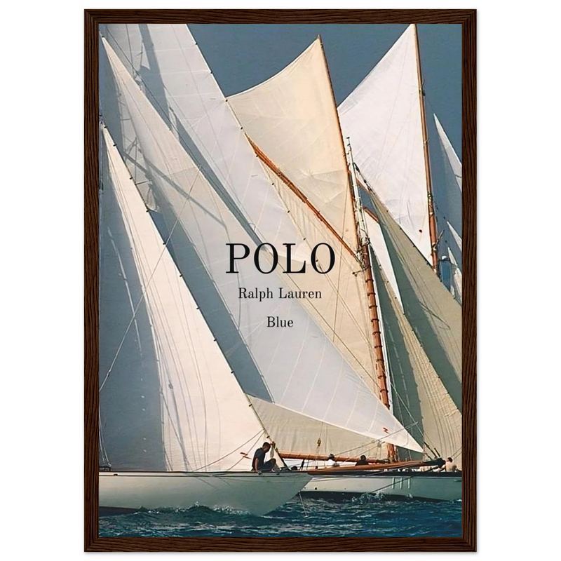 Polo Ralph Lauren Vintage Ad Poster - Polo Blue