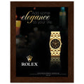 Rolex Elegance Vintage Poster Ad