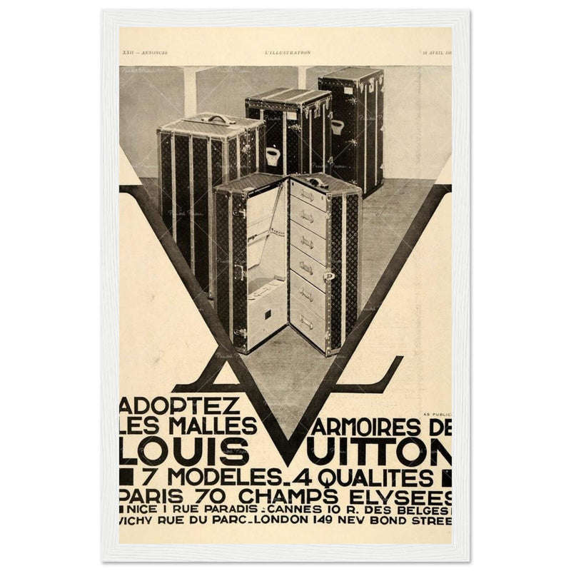 Louis Vuitton Paris Vintage Poster Ad