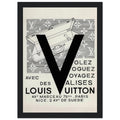 Louis Vuitton Nice, Paris Vintage Poster Ad