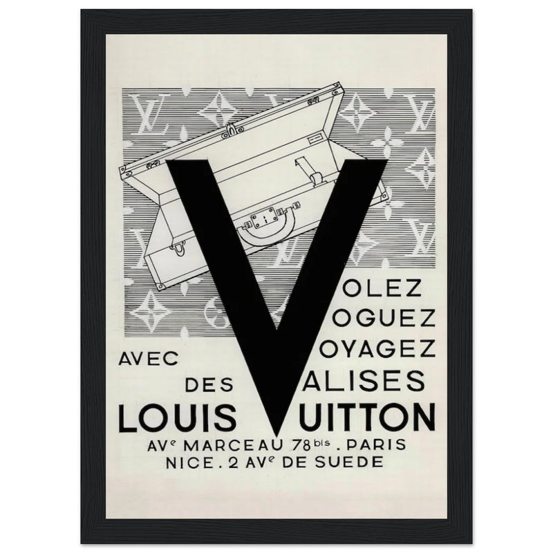 Louis Vuitton Nice, Paris Vintage Poster Ad