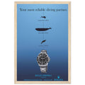 Rolex Deepsea Vintage Poster Ad