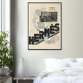 Hermes Fashion Vintage Poster Ad