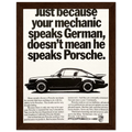 Porsche - German Speaking Vintage Poster