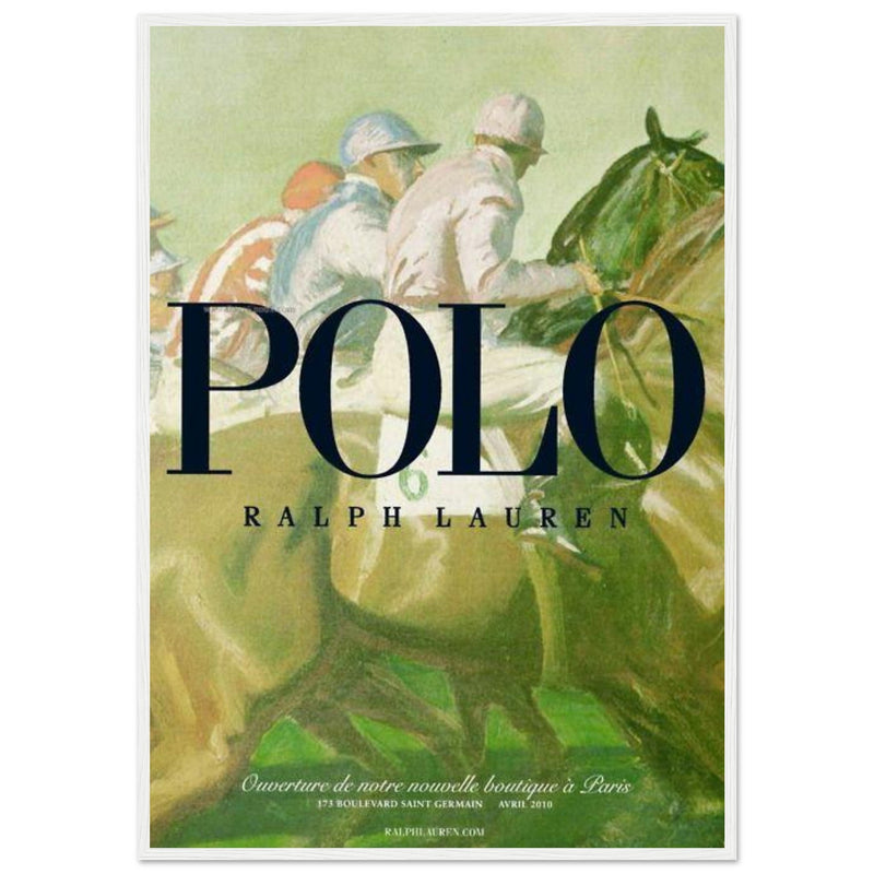 Polo Ralph Lauren Paris Vintage Poster Ad