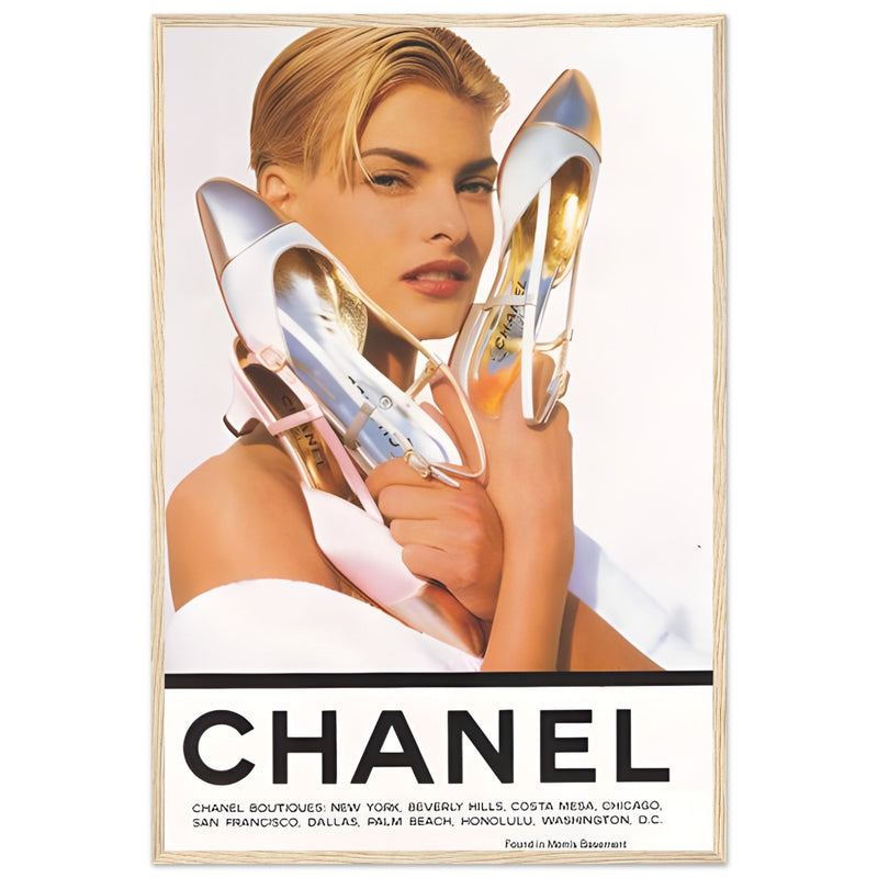 Chanel Vintage Poster Ad