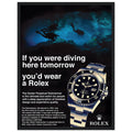 Rolex Oyster Perpetual Vintage Poster - Premium Matte