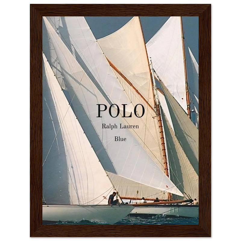 Polo Ralph Lauren Vintage Ad Poster - Polo Blue