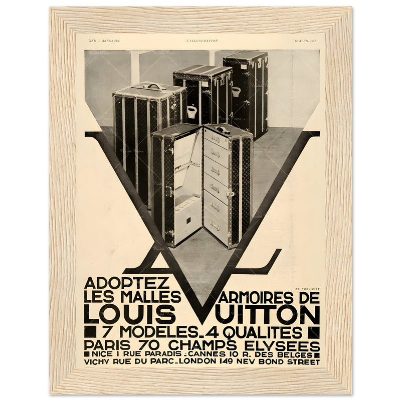 Louis Vuitton Paris Vintage Poster Ad