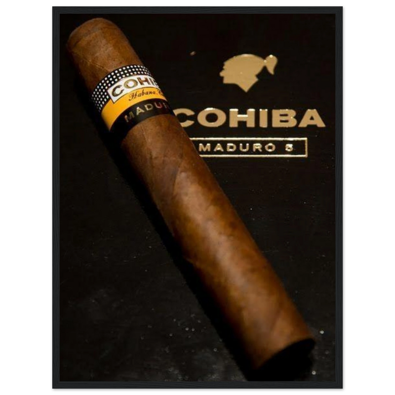 Cohiba Maduro 5 Vintage Cigar Poster