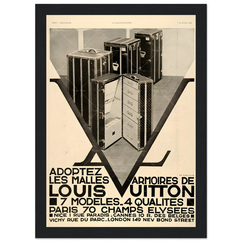 Louis Vuitton Paris Vintage Poster Ad