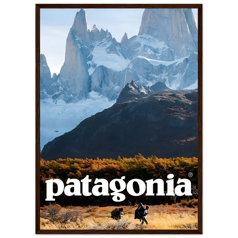 Patagonia Hikers Vintage Poster Ad