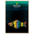 Rolex Submariner Fish Vintage Poster Ad - Premium Matte Paper