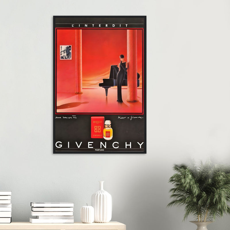 Givenchy Parfums Vintage Poster Ad