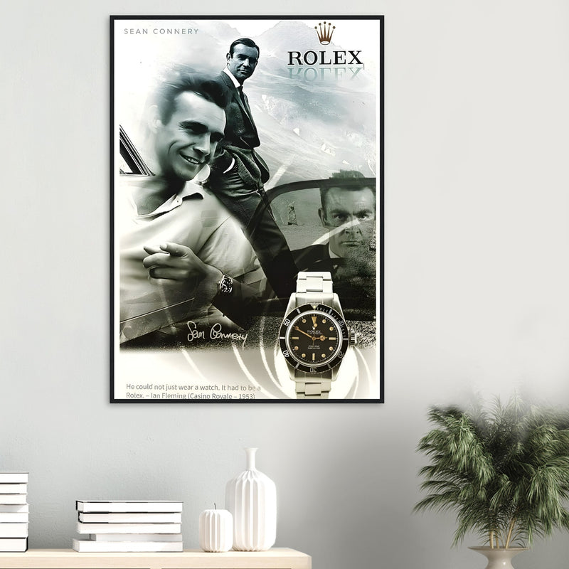 Rolex Sean Connery Vintage Rolex Poster Ad