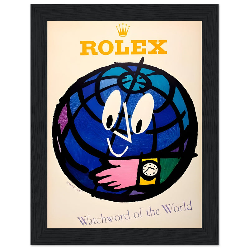 Rolex Watchword of the World Vintage Poster Ad