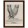Cartier Love Bangles Vintage Poster