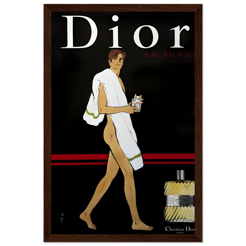Dior Eau Sauvage Man Vintage Poster Ad