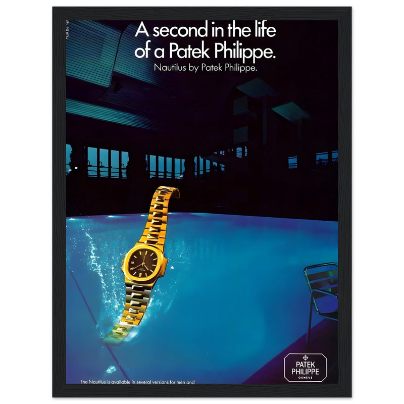 Patek Philippe A Second In the Life Vintage Poster