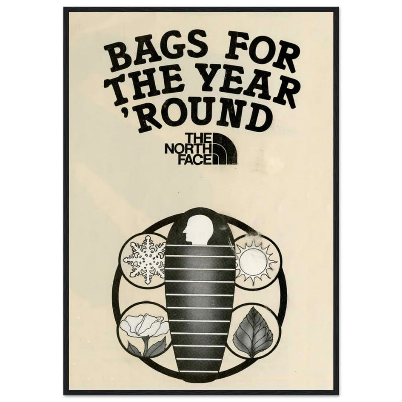 The North Face Sleeping Bags Vintage Poster