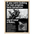 Rolex Submariner Vintage Poster Ad