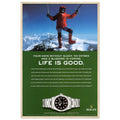 Rolex Life is Good Vintage Poster Ad