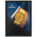 Omega Gold Vintage Poster Ad