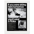 Rolex Ski Vintage Poster Ad