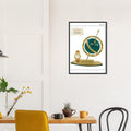 Rolex Day-Date Globe Vintage Poster Ad