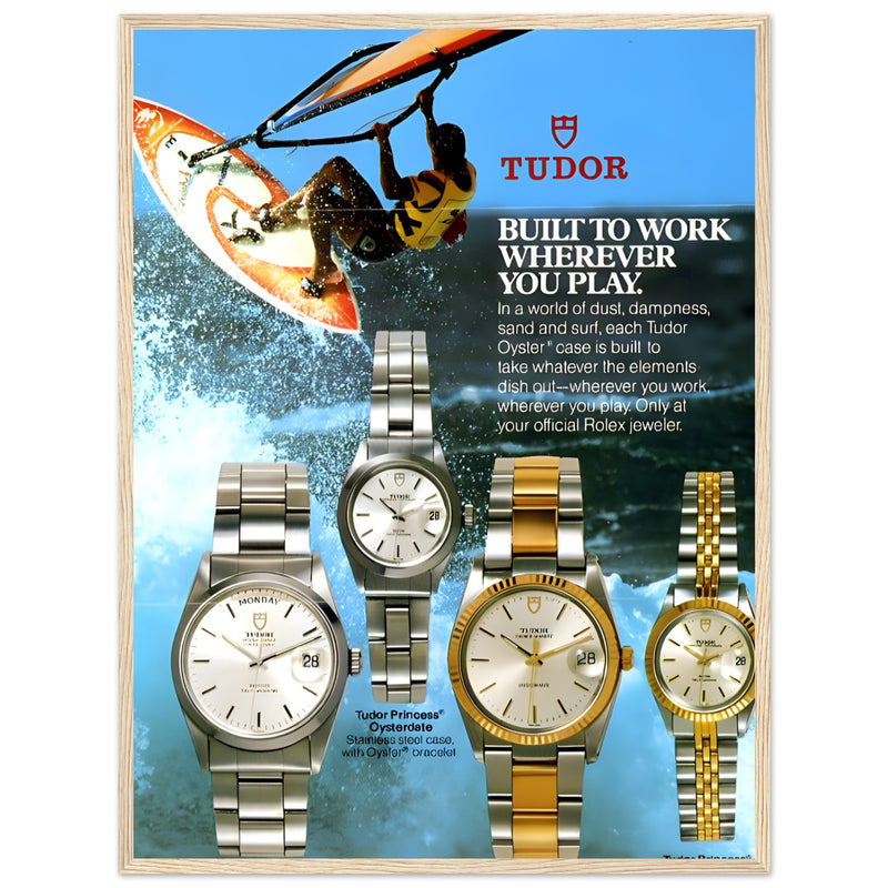 Tudor Vintage Poster Ad