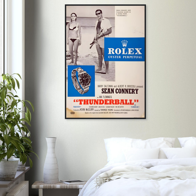 Rolex Sean Connery Vintage Poster Ad