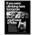 Rolex Explorer Everest Vintage Poster Ad