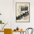 Hermes Fashion Vintage Poster Ad