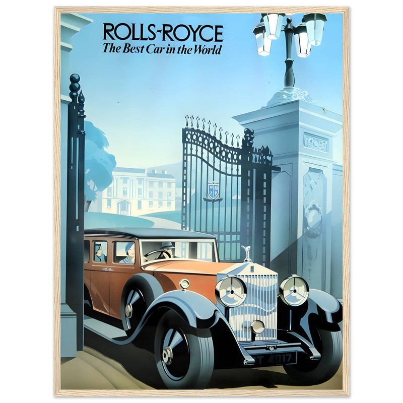 Rolls-Royce Best Car In The World Vintage Poster Ad