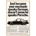 Porsche - German Speaking Vintage Poster